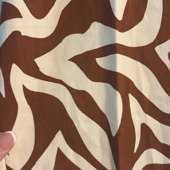 SPANX pants On-the-Go Printed Ankle Slim Straight Pant size medium - Picture 6 of 10